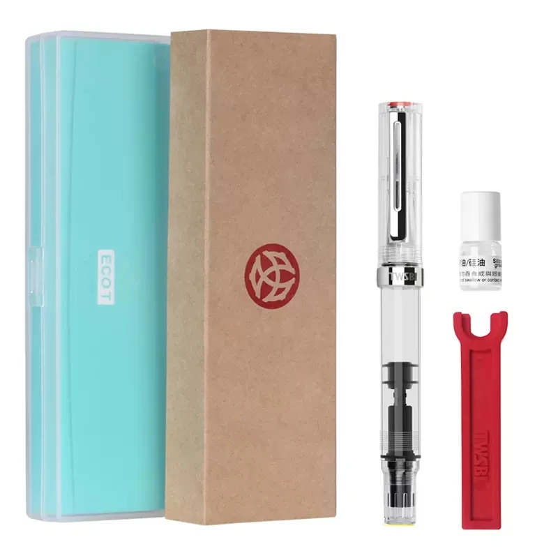 Новый TWSBI Sanwentang ECO T поршневая ручка прозрачный держатель для ручек большой емкости для хранения чернил студенческие письменные принадлежности
