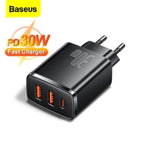 Baseus 30W USB Type Charger Quick Charge For iPhone Pro Max Samsung Xiaomi 3 0 USBC Fast Charging Phone charger