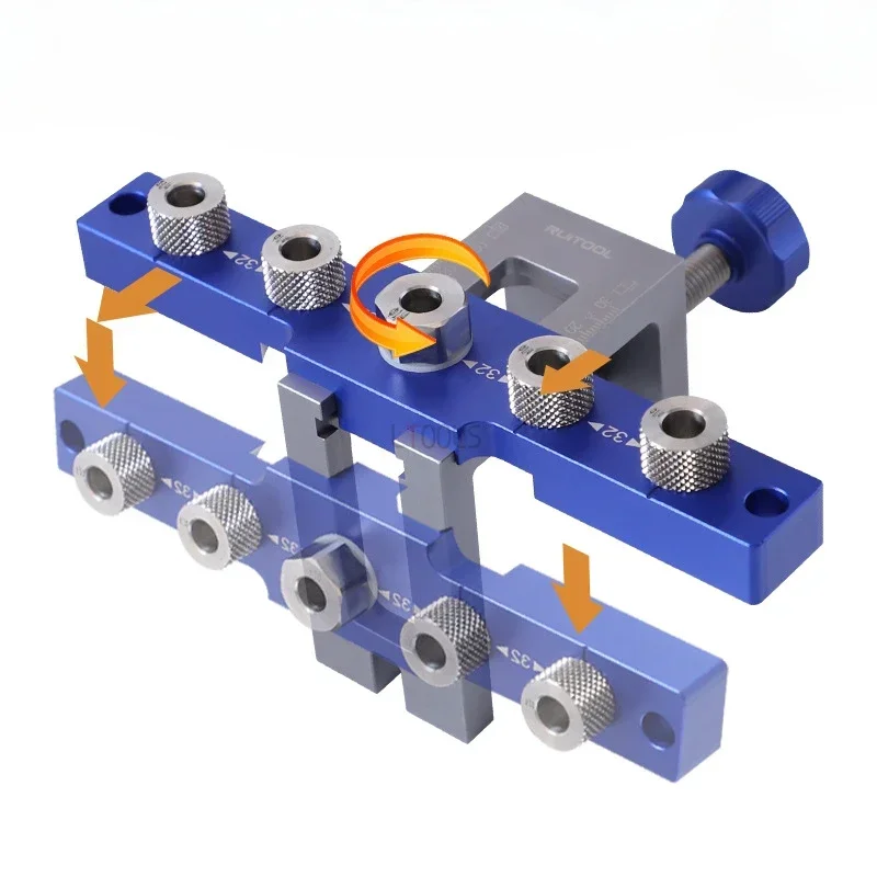 3 в 1 набор для сверления алюминиевых пластин 5 отверстий