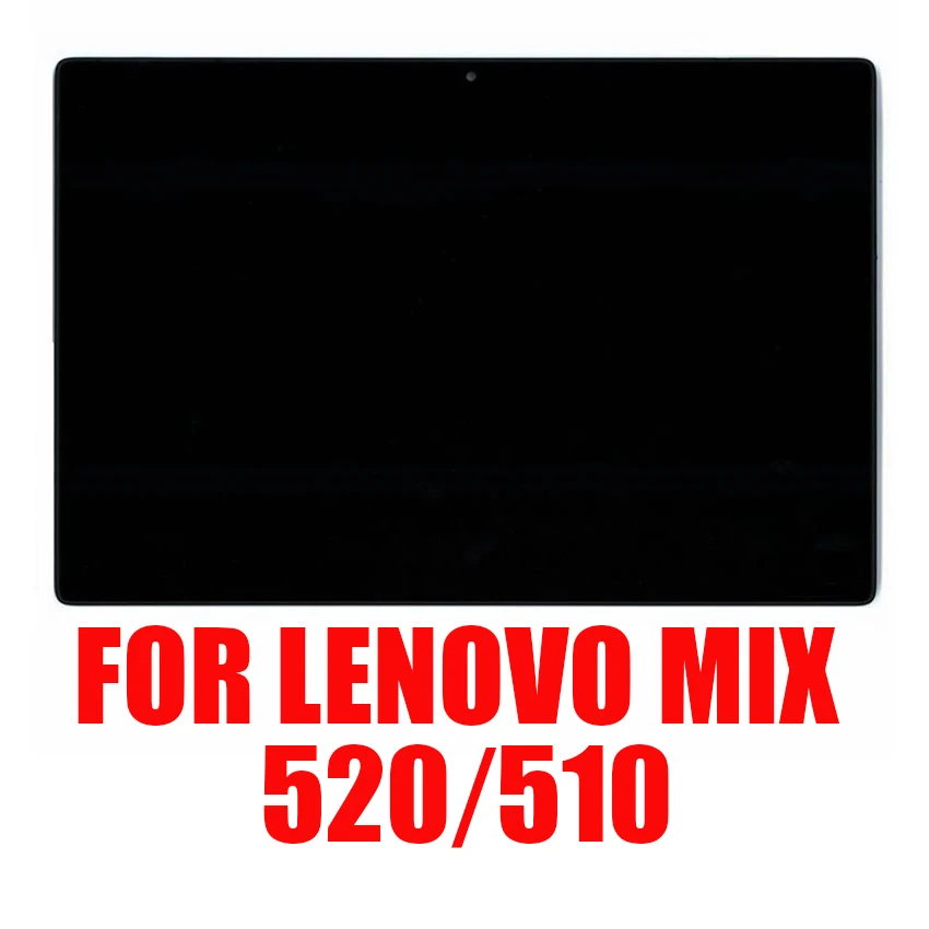 

12-дюймовый сенсорный ЖК-экран для Lenovo ideaPad MIIX серии 510-12, дигитайзер в сборе miix 510-12isk miix 520-12ikb с рамкой