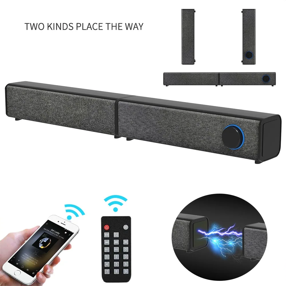 Большая мощная Беспроводная Bluetooth-колонка колонка для домашнего кинотеатра