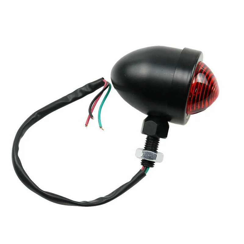 

Черный Универсальный мотоцикл для Кафе Racer, мотоциклистов, крейсеров, задний стоп-светильник