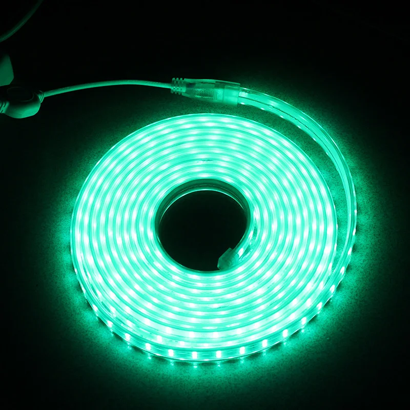 

Quxunanxing светодиодная лента 220В теплый белый/холодный белый/красный/синий/зеленый/фиолетовый 120 светодиодов/м