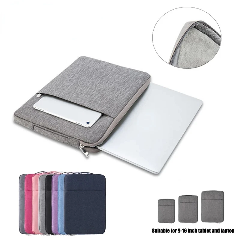 

Hot Ticket Waterproof Tablet Pouch for MacBook Air Pro 10 11 13 15 16-inch Notebook Protective Cover Accessories Tablet Pouch La