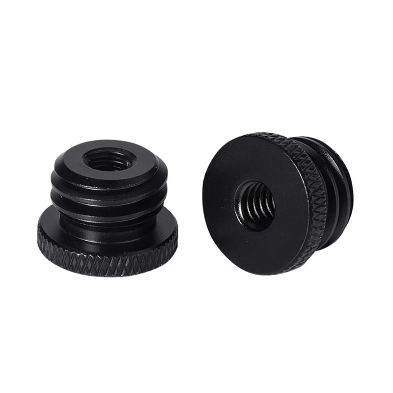 

Thread Adapter 1/4 Female to 5/8-11 Male for LCD Monitors Filming Lights Recorders Microphone Stand Screw Adapter