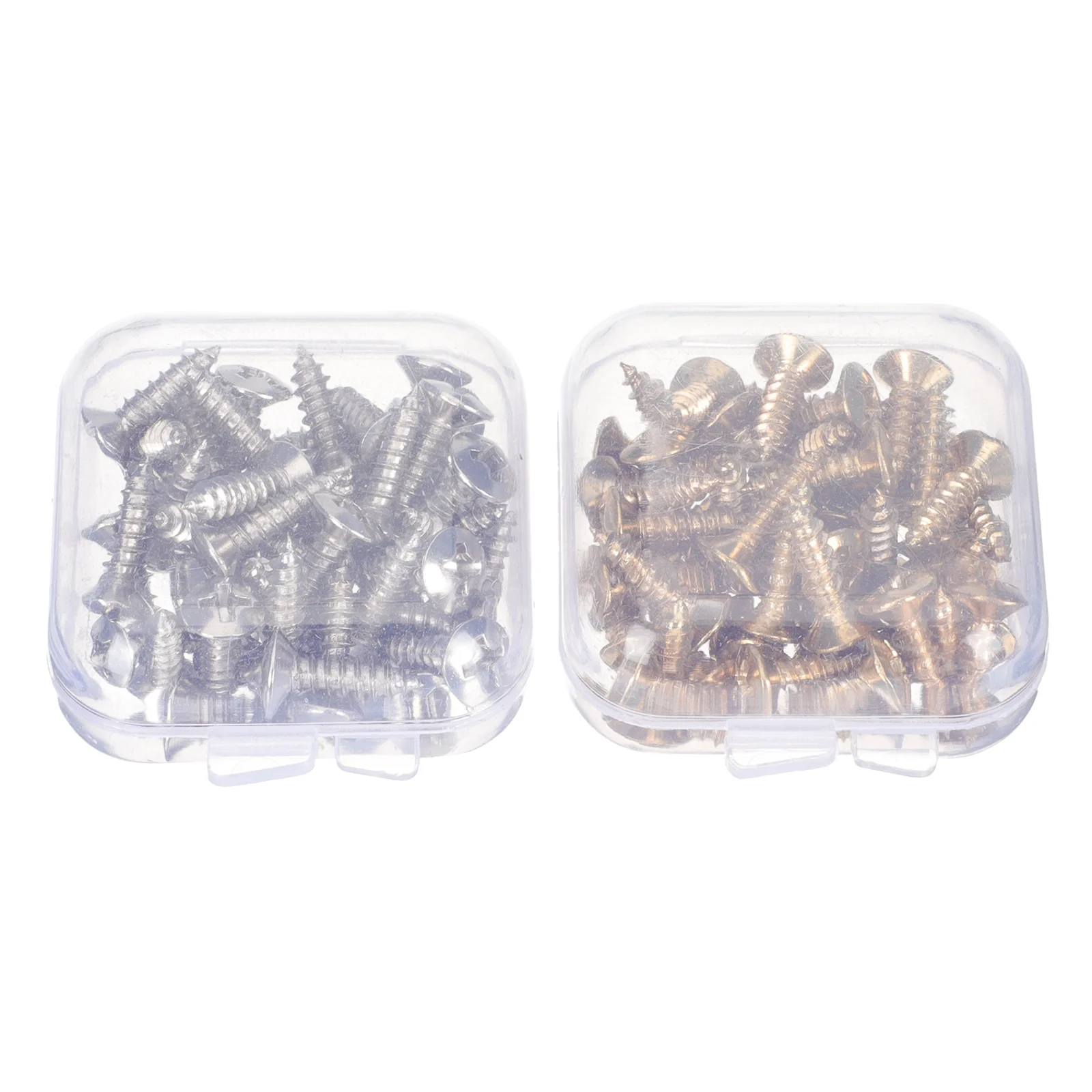 

100Pcs Bass Panel Mounting Screw Pick Guard Fixing Screws Electric Bass Parts