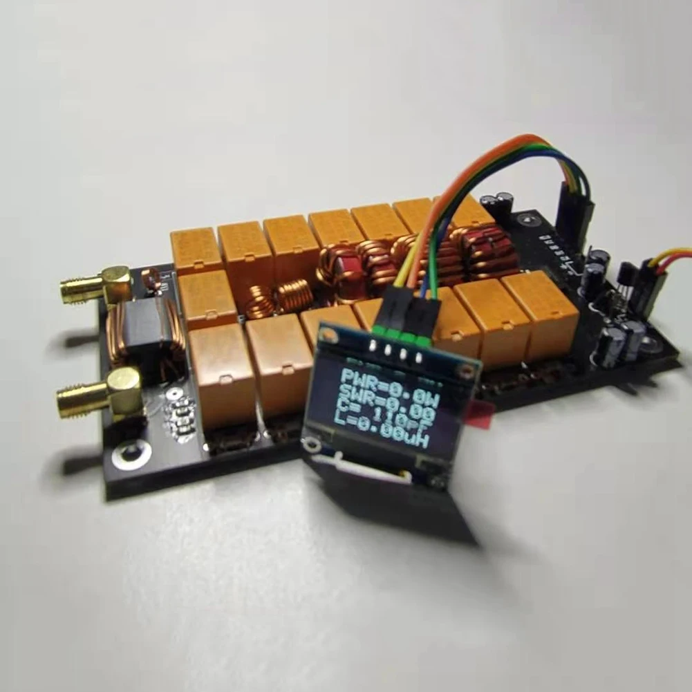 Мини-Антенный тюнер 1 8-50 МГц автоматический антенный + встроенное программное