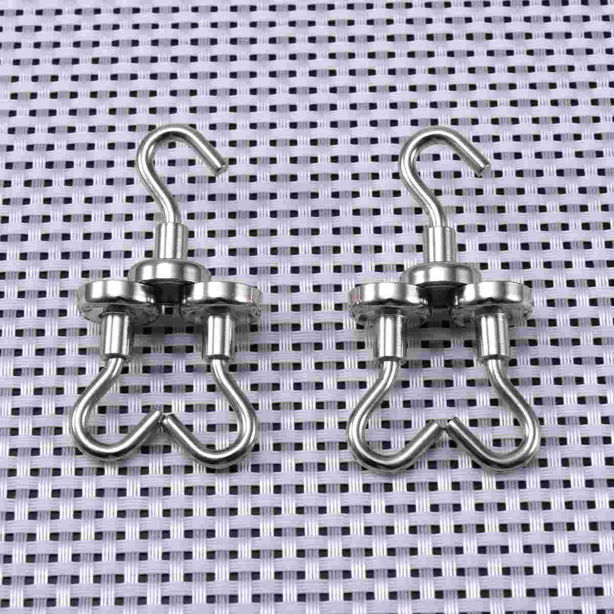 

Magnetic Hooks Heavy Duty Magnet Hooks Cruise Grill Towel Hanging Hook for Kitchen Bathroom Garage Lockers Office 6pcs