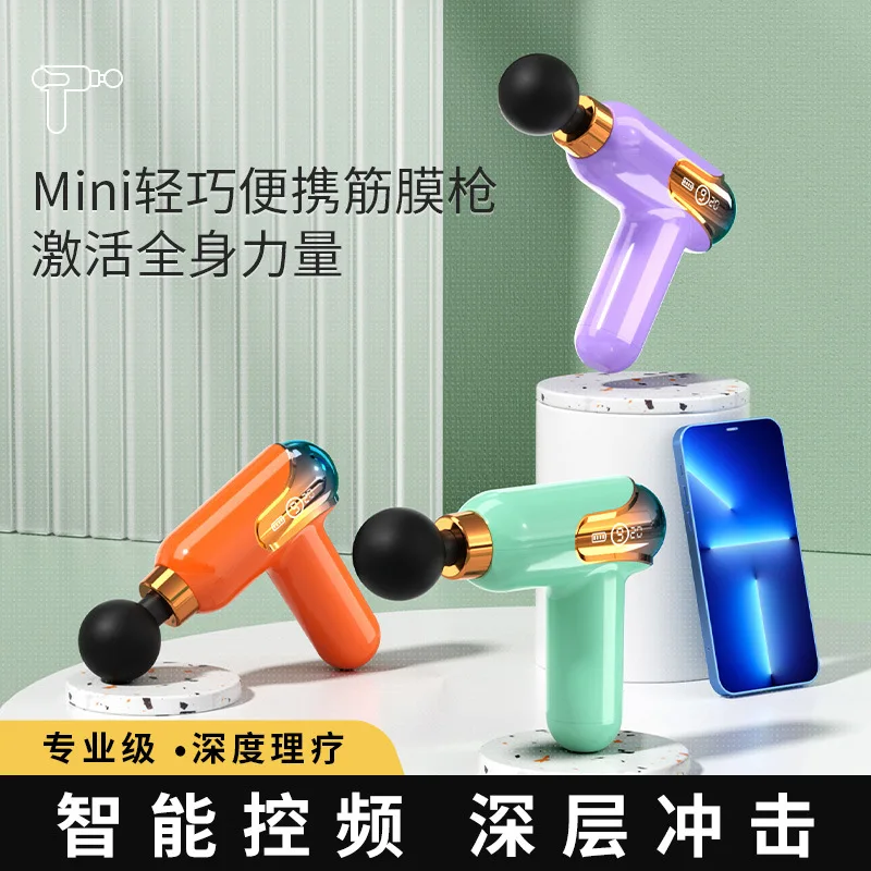 

Mini Levels Electric Massage Gun Slimming Body Neck Back Foot Leg Shoulder Massager Muscle Fascia Gun Percussion Massagers