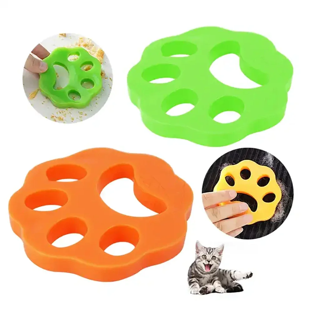 

Pet Hair Remover Silicone Washing Machine Accessory Cat Fur Lint Hair Remover Reusable Clothes Cleaning Laundry Dryer Catcher