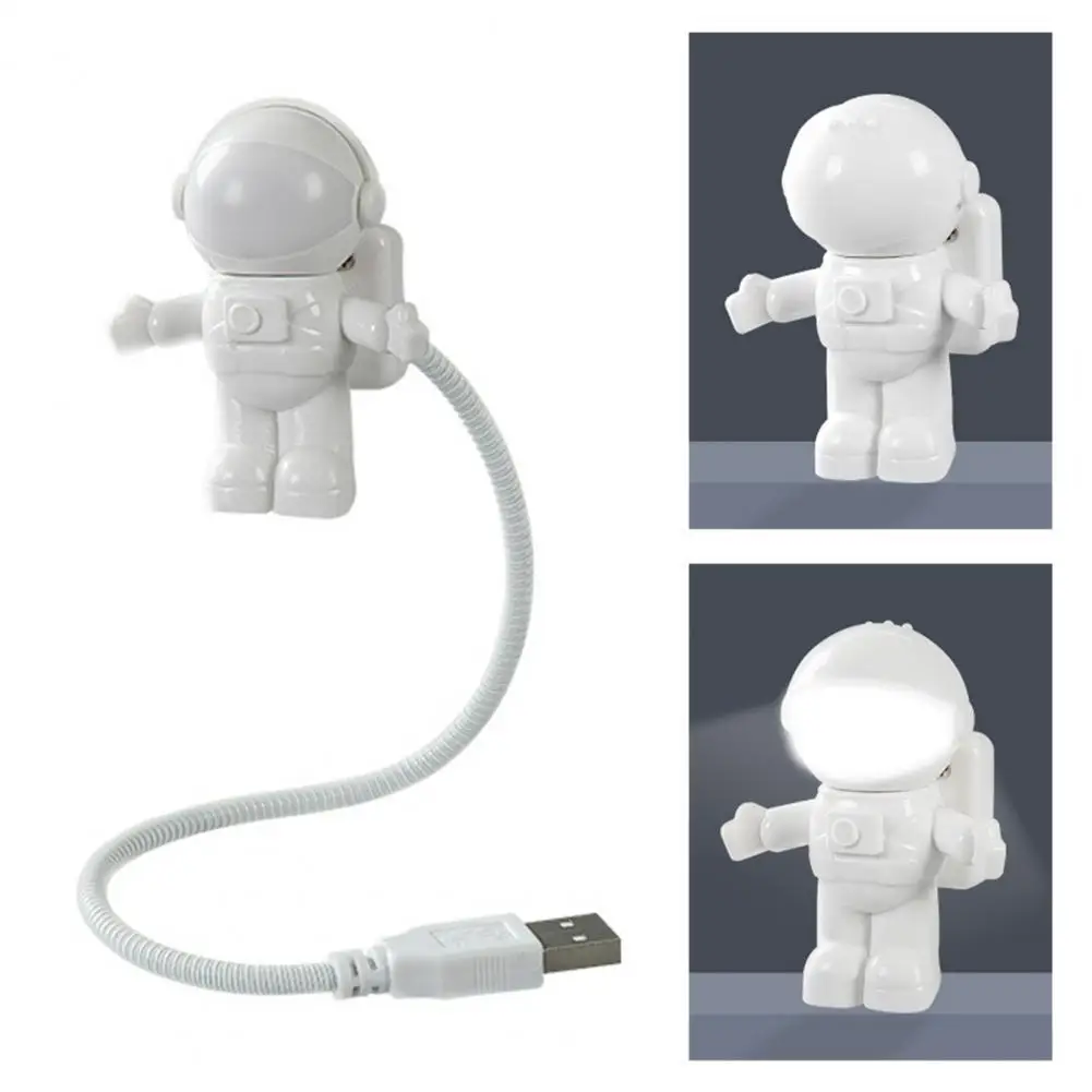 

Convenient Useful Astronaut Shape Reading Desk LED Lamp Wide Application USB Lamp Eco-friendly for Home