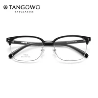 tangowo 2022 new retro glasse frames square mens business optical eyeglasses frame myopia hyperopia prescription eyewear