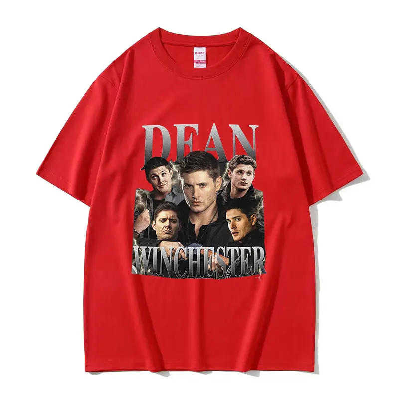 Футболка с графическим принтом Дина винчестера модная Ретро футболка унисекс