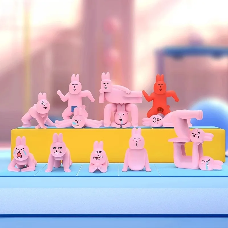 В наличии Мой друг Кролик Розовый Волшебная Йога Серия Слепая Коробка Игрушки