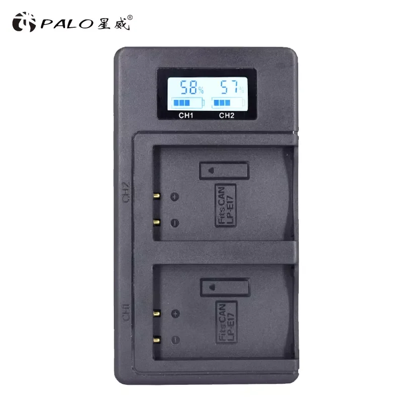 

Аккумуляторное зарядное устройство PALO LP-E17 LP E17 LPE17 для Canon LP-E17 EOS Rebel T6i 750D T6s 760D M3 T6s 8000D Kis аксессуары