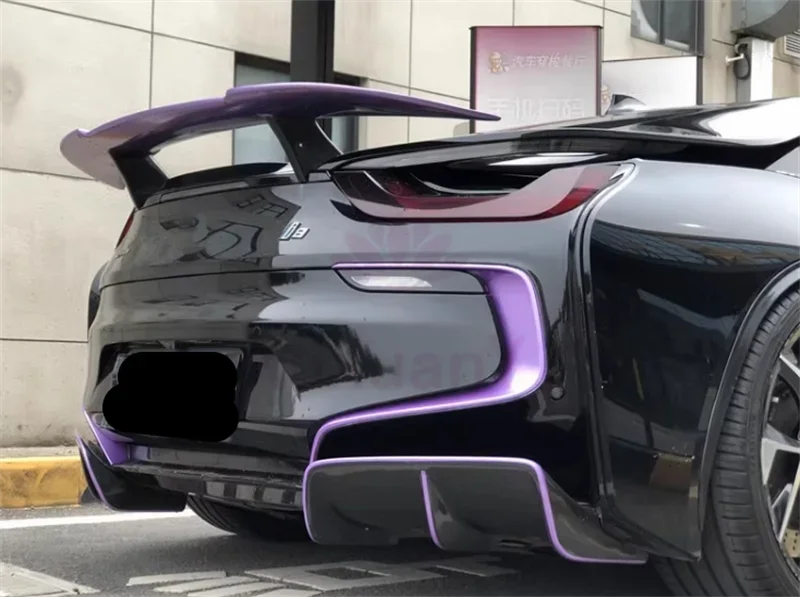 Кованые передние и задние диффузоры из настоящего углеродного волокна боковые