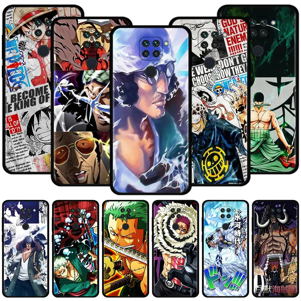 

Phone Case For Xiaomi Redmi K40 10C 10 9A 9C 9 K50 K40S Note 9S 9T 9 8T 11S 11T 11 10 8 Pro Cover One Piece Hie Hie no Mi Kuzan