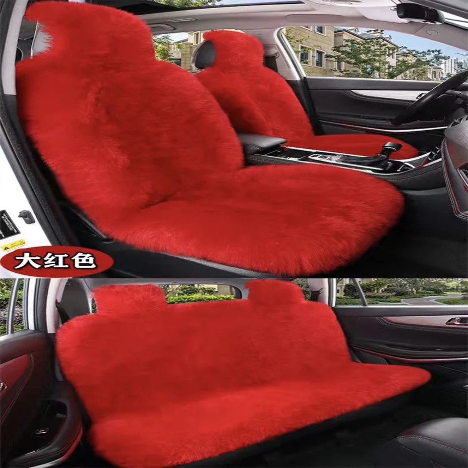 Полный комплект чехлы на сиденья из искусственного меха для автомобилей