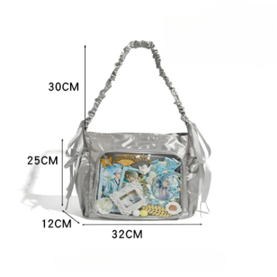 Оригинальная милая сумка Kawaii шикарная подмышками подростковая уличная модная на