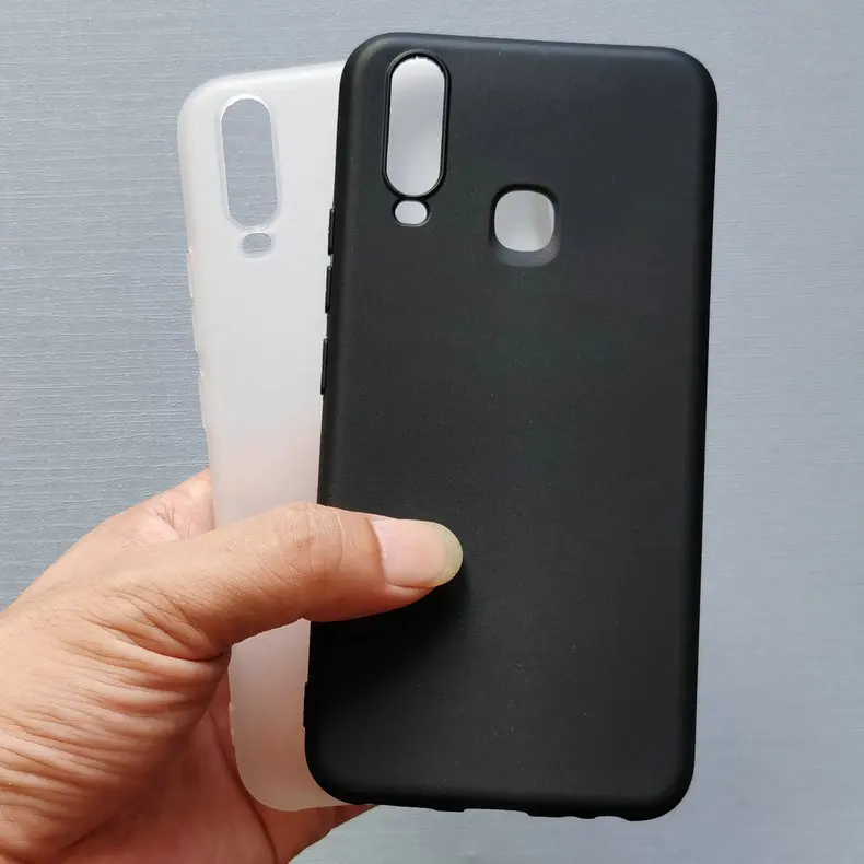 Роскошный оригинальный противоударный матовый чехол для телефона VIVO Y3, мягкий чехол из ТПУ для VIVO Y3 V1901A, силиконовая задняя крышка для телефона