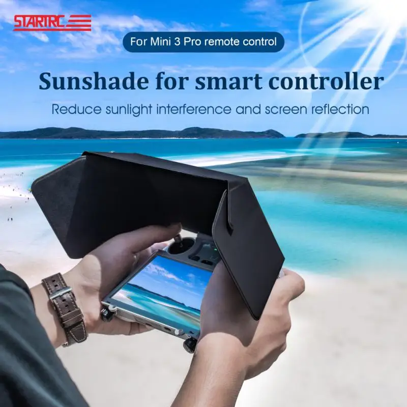 

Controller Sunshade Foldable Black Sun Hood Wear-resistant Outdoor Aircraft Sunshade Uav Accessories Uav Sun Hood Prevent Glare