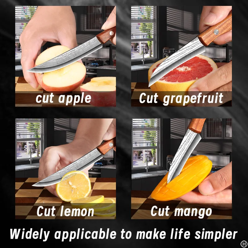 1/2 шт. кухонный нож из нержавеющей стали