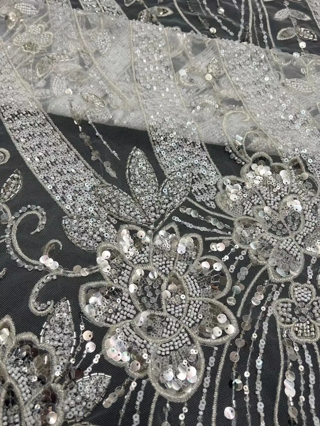 

Африканские нигерийские бусины, Тюлевая ткань, высокое качество, искусственное французское кружево для портной свадебной вечеринки