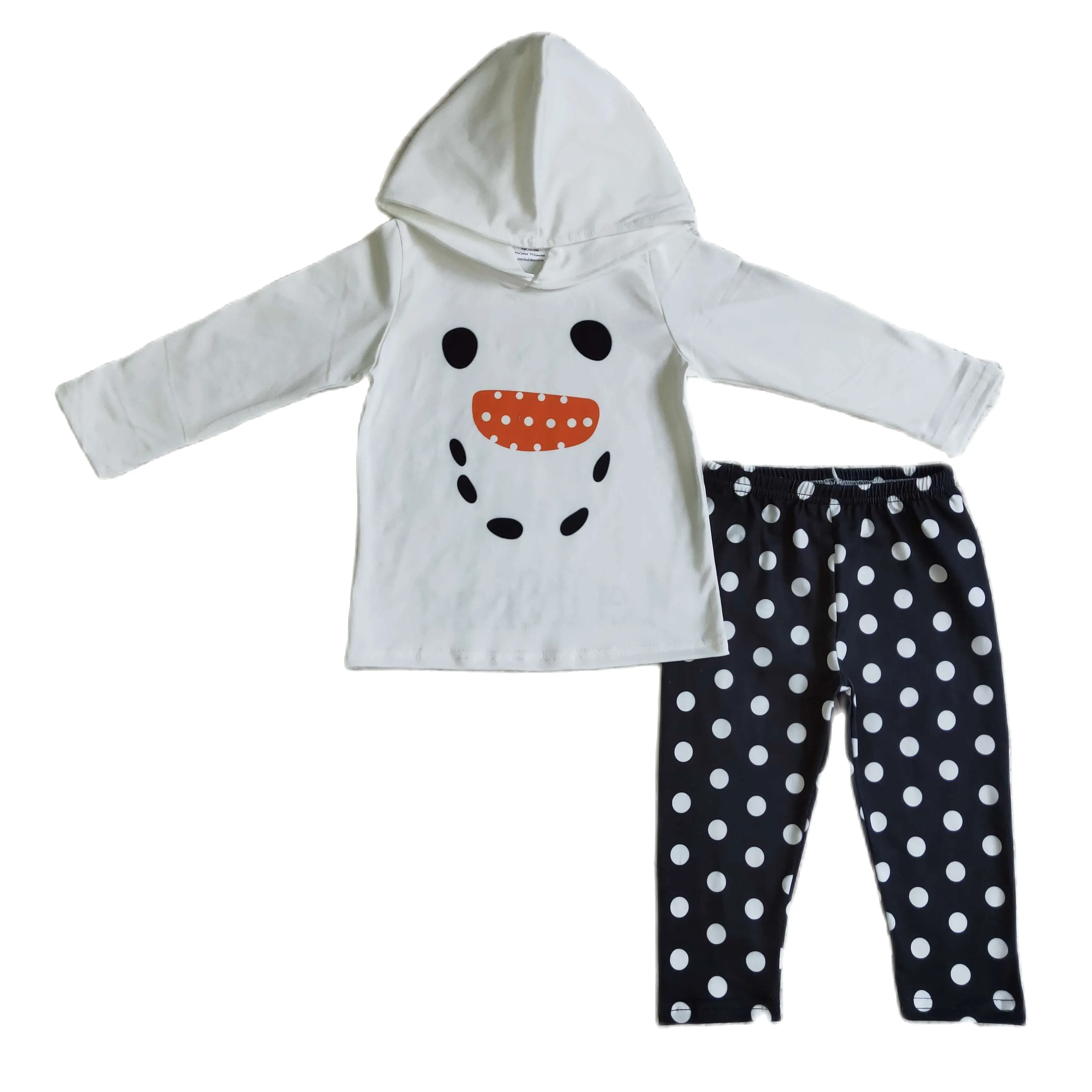 

GLP0293 Girls Outfit Long Sleeve And Long Pants Cartoon Print With A Hat