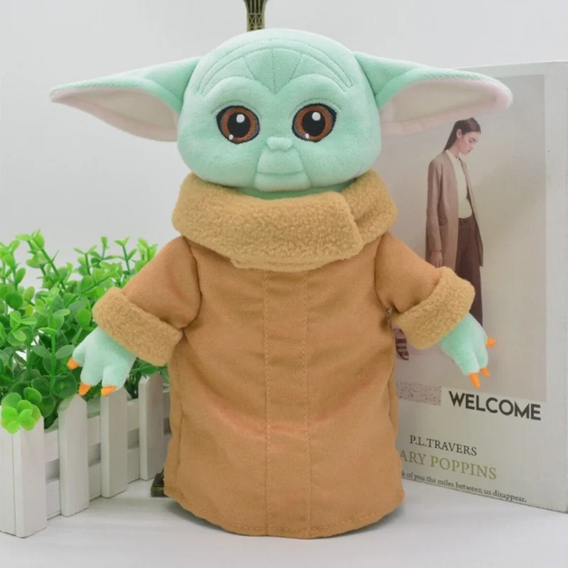 

10PCS 25CM Baby Yoda Plush Toys Disney Movie Star Wars Cartoon Figure Anime The Mandalorian High Quality Doll Plushs Stuffed