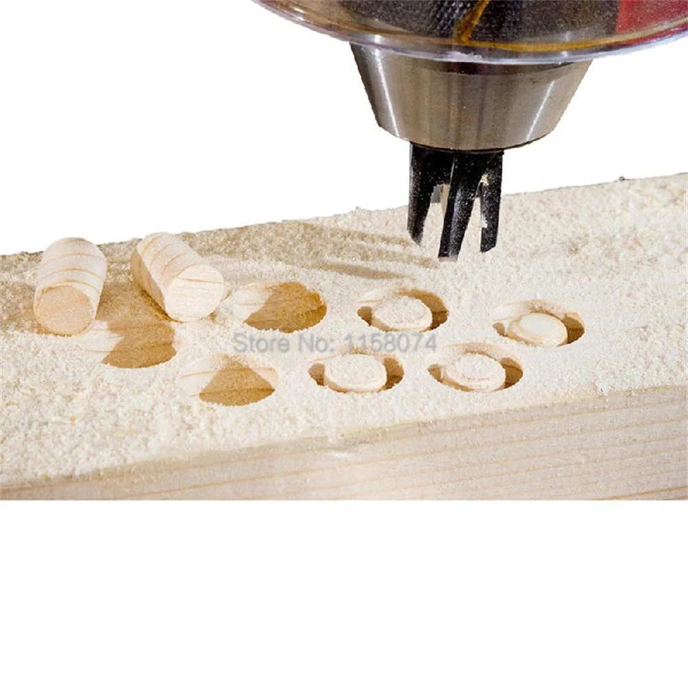 

4pcs Tenon Wood Plug Cutter Drill Bit 6mm 10mm 13mm 16mm