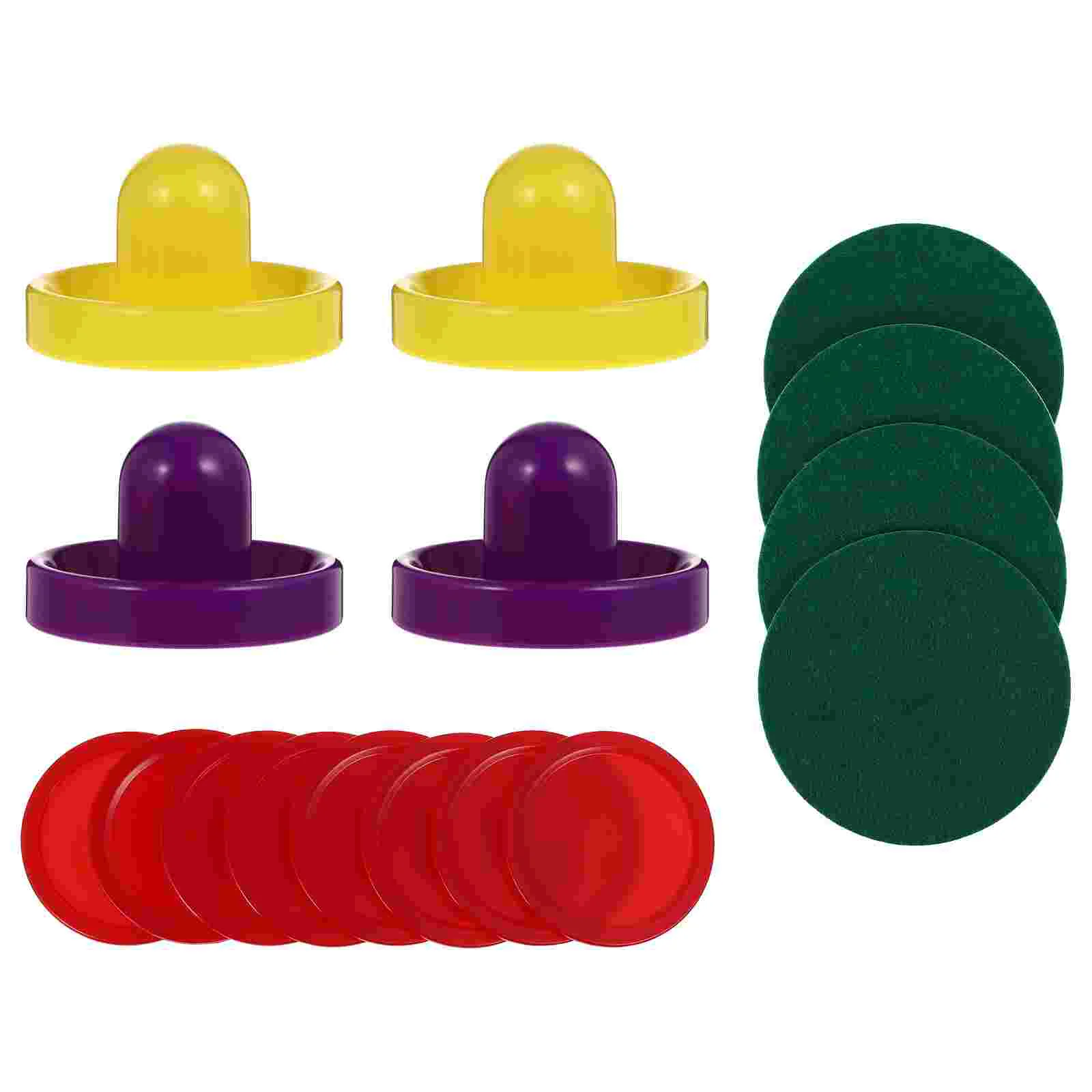 

Hockey Air Pucks Accessories Pushersmini Red Kit Parts Game Supplies Mallets Equipment Tables Discs Paddles