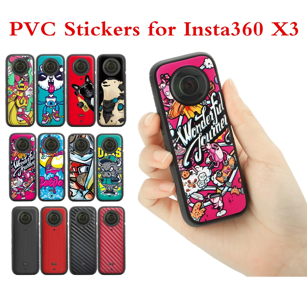 

ПВХ-наклейки Insta360 One X3, защитная пленка, водонепроницаемые устойчивые к царапинам наклейки, съемная пленка для Insta360 One X3 Access