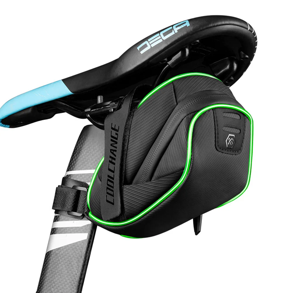 

Mountain Bike Tail Bag Road Bike Fluorescent Saddle Bag Portable Nylon Waterproof Storage Saddle Bag Riding Accessories