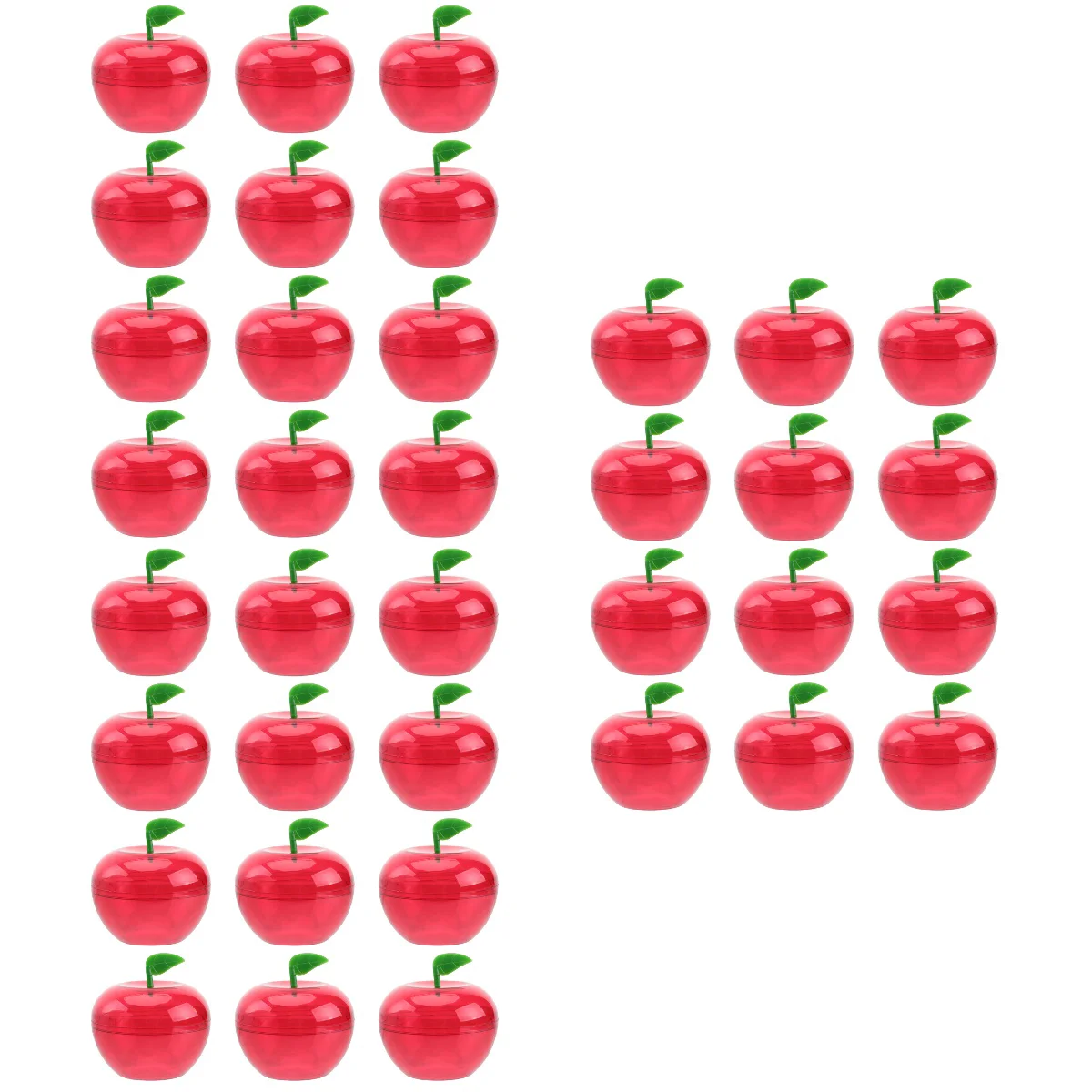 

Christmas Box Boxes Candy Party Apples Treat Gift Filled Apple Fillable Holiday Decorations Decor Containers Ornaments White