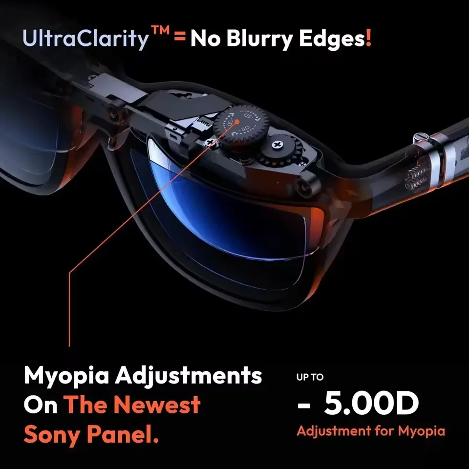 Фото VITURE Pro Smart AR очки с шейным кольцом XR HD просмотр портативный экран 120 Гц высокое обновление 1000 нит для телефона DP №3