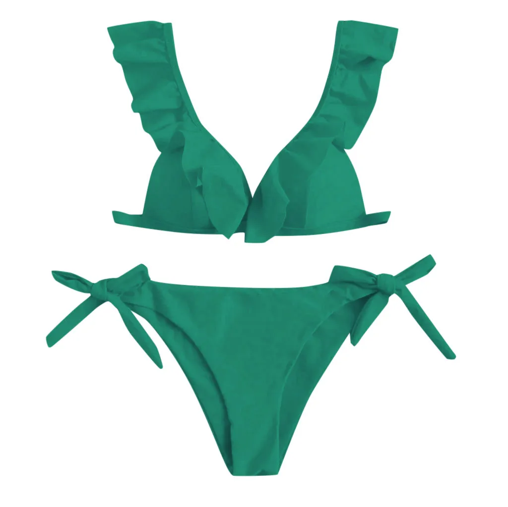 

Women's Swimsuit High Waist Bikinis Sexy Swimwear Female Retro Beachewear Bikini Set Swimsuit 2022 New Bathing Woman Swimsuits