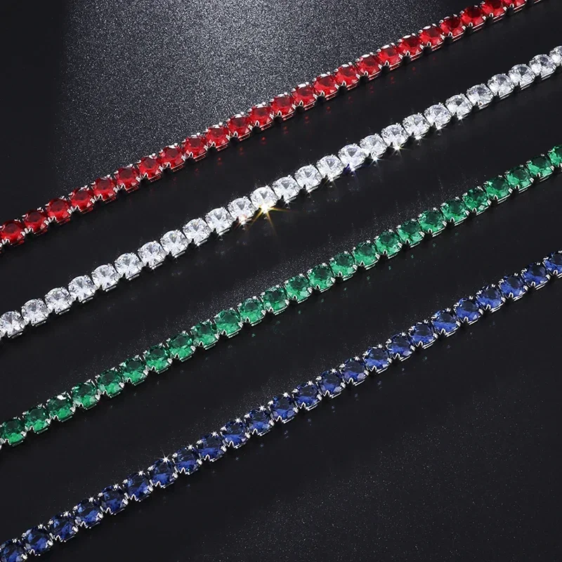 Изысканный однорядный элегантный супер-вспышка браслет с цирконом женская мода