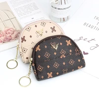 mini coin purse wallet women small wallet key bag change purse short simple coin wallet solid color credit card holder key chain