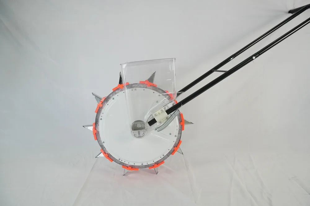 Механическая сеялка ручная установка для выращивания кукурузы с одним рядом