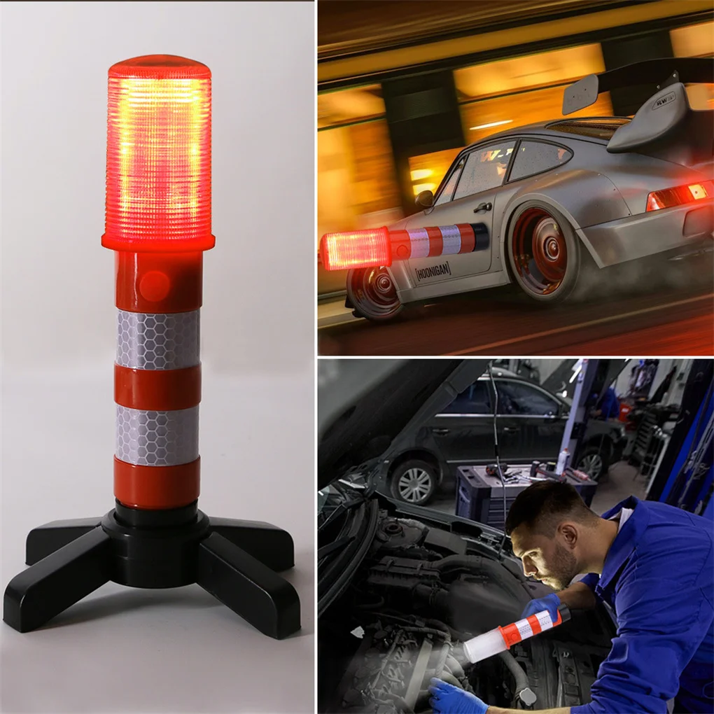 

Powerful Flashlight Safety Strobe Light Road Traffic Torch Supplies