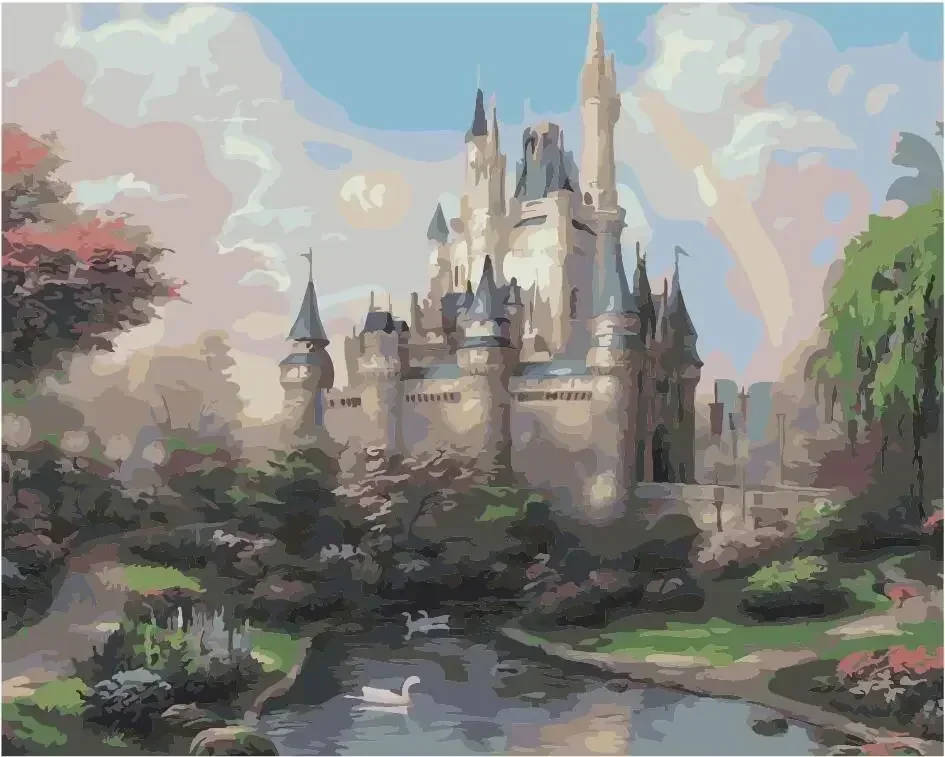 Цифровая картина маслом тюльпана своими руками акриловая цветочная ручной