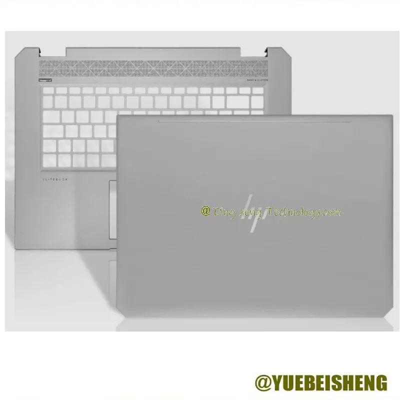 YUEBEISHENG New/Org For HP ZBook Studio X360 G5 LCD back cover /Palmrest keyboard upper Silver |