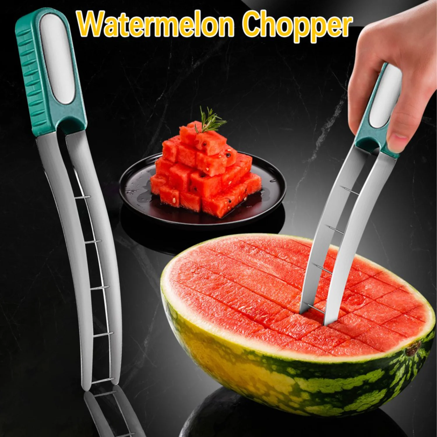 AOKSEE Kitchen Organization Резак для фруктов из нержавеющей стали — многофункциональный