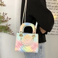 rainbow totes women shoulder crossbody messenger bags 2022 new vintage trendy design ladies messenger bag high quality handbags
