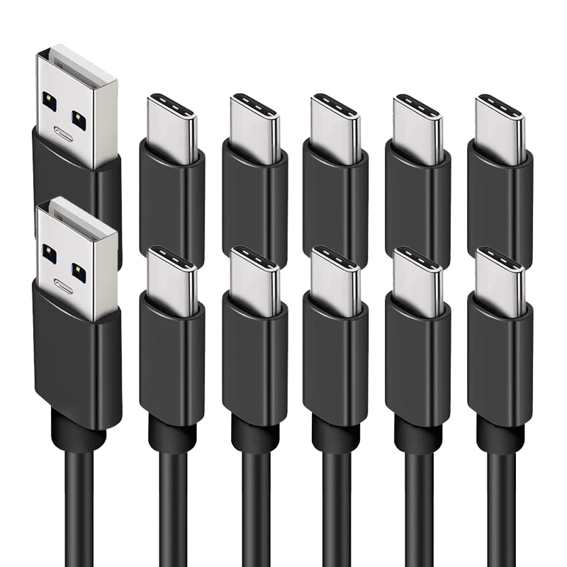 

100pcs/lot 1m 2m 3m 2A Fast Charging Type c USb-C Micro V8 USb Cable Cord line For Samsung s6 s7 note 2 4 S10 s20 htc lg xiaomi