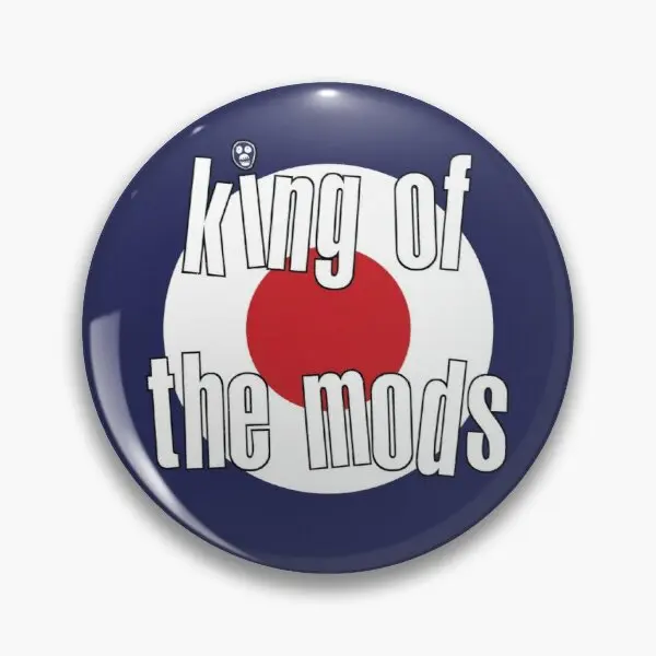 

King Of The Mods Customizable Soft Button Pin Cute Creative Lover Badge Lapel Pin Women Fashion Decor Metal Cartoon Jewelry