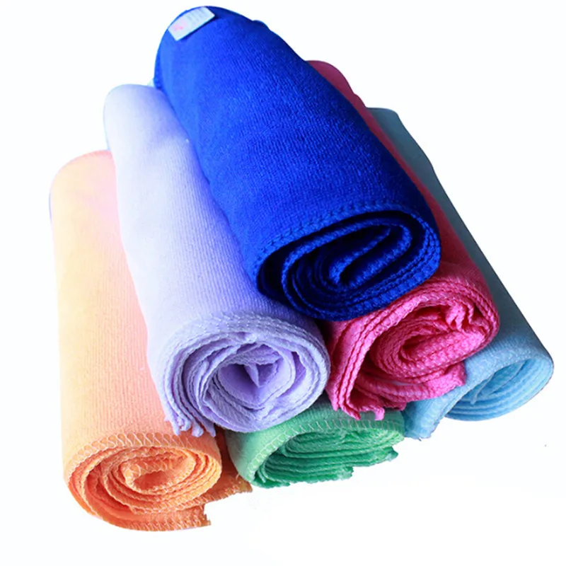 

10pcs/lot 25*25cm Microfiber Car Cleaning Towels Thick Plush Soft Absorbent Washing Cloth Car Care Wax Polishing Detailing Towel