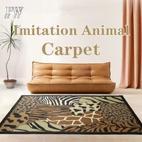 modern light luxury living room carpet animal stripe art design large area bedroom bedside rug coffee table mat home decoration