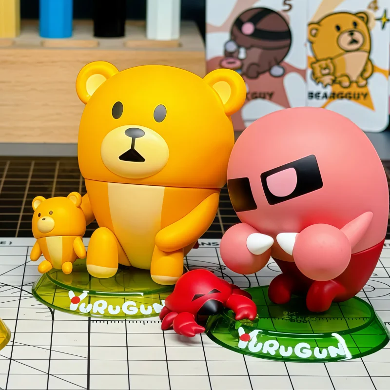 Фото Новая серия Bandai Yurugun V3: коллекционные фигурки Q-версии в слепых коробках, милые аниме-персонажи, украшения для рабочего стола, игрушки-сюрпризы, подарки. №3