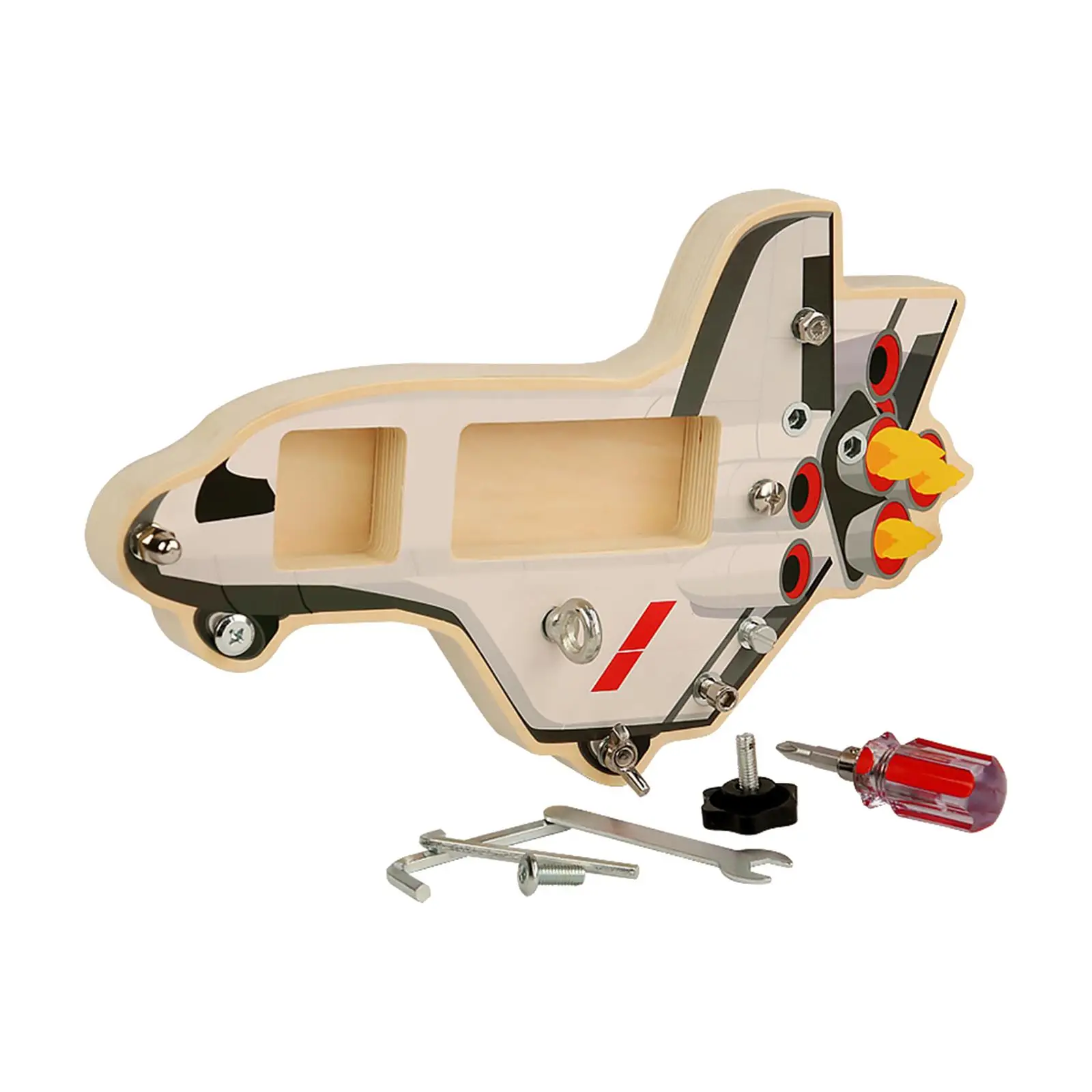 

Montessori Screwdriver Board Set Preschool Learning Stem Screw Toy Wooden Montessori Toys for Girls Boys Preschool Toddlers